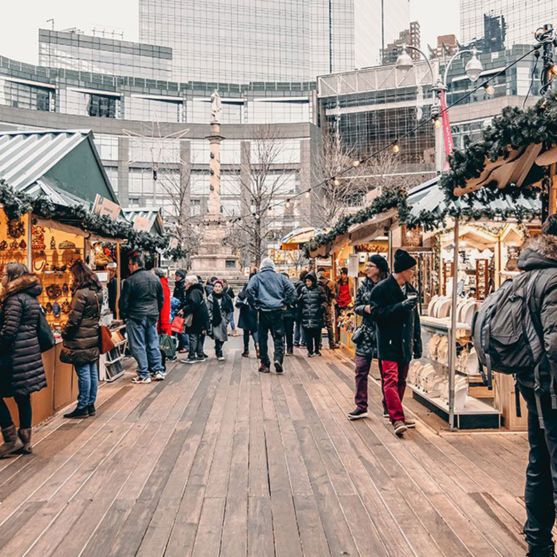 Holiday Market Shopping in NYC