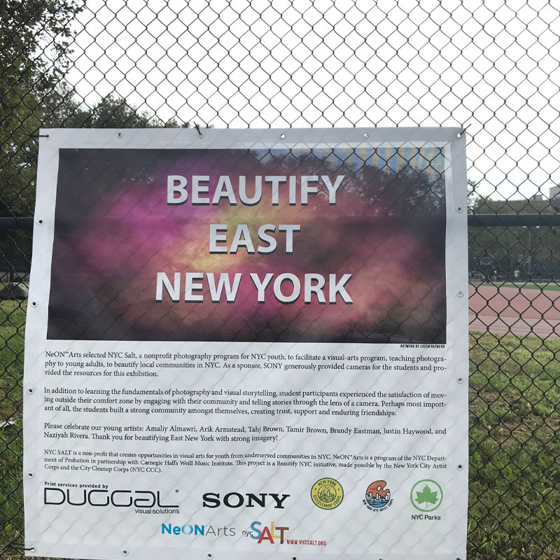 NYC Salt Students Help Fuel New “Beautify NYC” Initiative with Photography