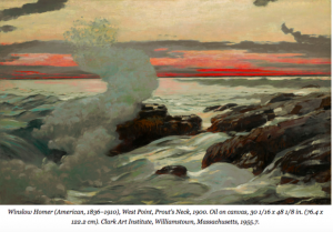 Super Bowl Wager Winslow Homer West Point, Prout’s Neck