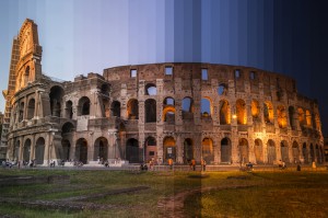 Time Slice Global THE COLOSSEUM, ROME, ITALY