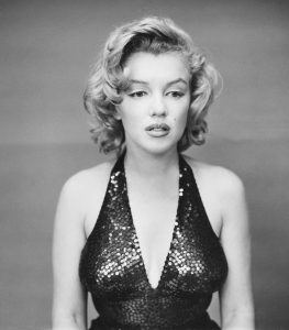 Marilyn Monroe, actress, May 1957. Photograph by Richard Avedon